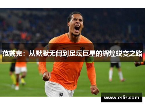 范戴克：从默默无闻到足坛巨星的辉煌蜕变之路